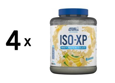 4 x Applied Nutrition Iso-XP (1800g) Banana
