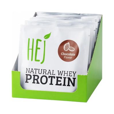 HEJ Natural Natural Whey Protein (12x30g) Chocolate