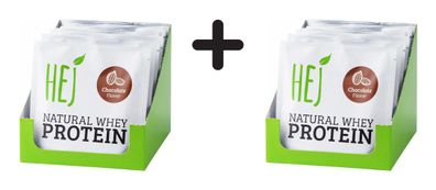 2 x HEJ Natural Natural Whey Protein (12x30g) Chocolate