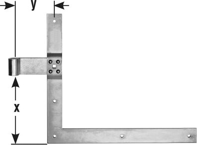 Winkelband D16, leichte Ausführung