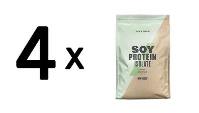 4 x Myprotein Soy Protein Isolate - Unflavored (1000g) Unflavored