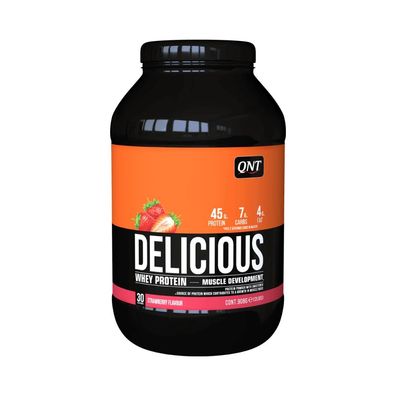 QNT Delicious Whey Protein (908g) Strawberry