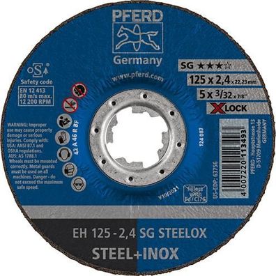 X-LOCK-Trennscheibe SG Steelox für Stahl und Edelstahl