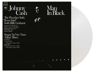 Johnny Cash: Man In Black (180g) (Limited Numbered Edition) (Crystal Clear Vinyl)
