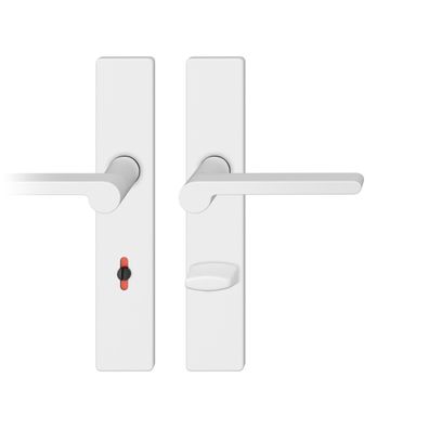 ASL Badgarnitur 8,5mm Langschild eckig. R-WC 7/90, max. 45°. TS 39-58mm