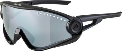 Alpina Sonnenbrille 5W1NG CM+ Rahmen all black Glas black mirror