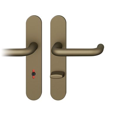 ASL Badgarnitur 8,5mm Langschild oval. R-WC 7/90, max. 45°. TS 39-58mm