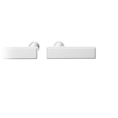 Steckgriff Tür DrückerGarnitur 8mm Rundrosette ohne SchlüsselRosette , TS 39-48mm