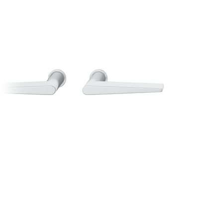 Steckgriff Tür DrückerGarnitur 8mm Rundrosette ohne SchlüsselRosette , TS 39-48mm