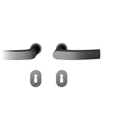 Steckgr Tür DrückerGarnitur 8mm BB Rundrosette, TS 39-48mm