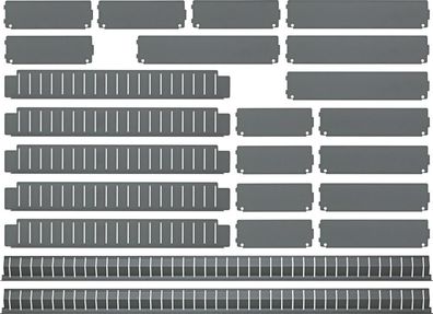 Schubladeneinteiler für Werkstattwagen, 22-teilig