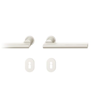 Steckgr Tür DrückerGarnitur 7mm BB Rundrosette, TS 39-48mm