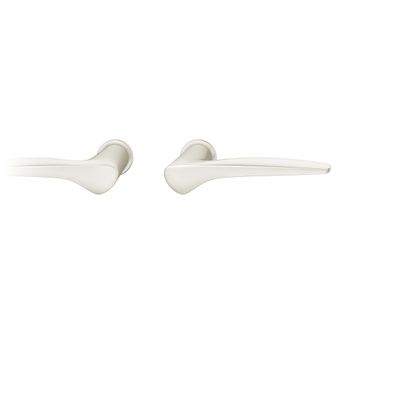 Steckgriff Tür DrückerGarnitur 8mm Rundrosette ohne SchlüsselRosette , TS 39-48mm