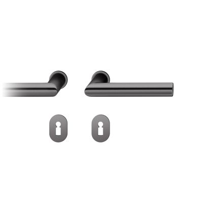 Steckgr Tür DrückerGarnitur 7mm BB Rundrosette, TS 39-48mm