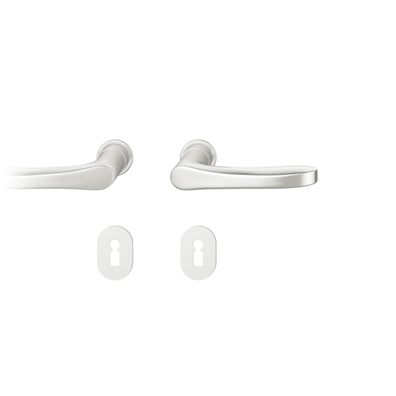 Steckgr Tür DrückerGarnitur 8mm BB Rundrosette, TS 39-48mm
