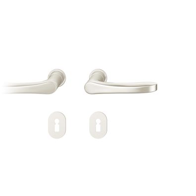 Steckgr Tür DrückerGarnitur 8mm BB Rundrosette, TS 39-48mm