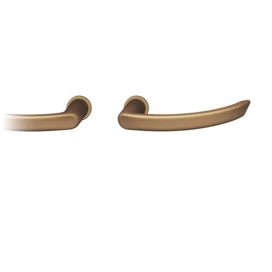 Steckgriff Tür DrückerGarnitur 8mm Rundrosette ohne SchlüsselRosette , TS 39-48mm