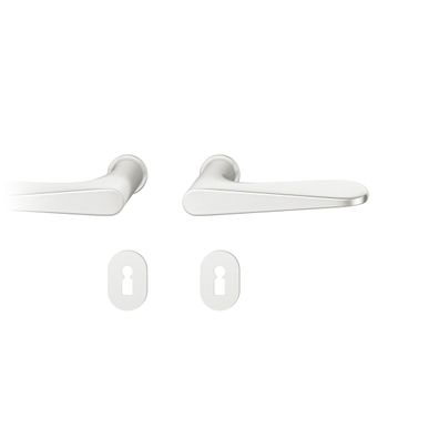 Steckgr Tür DrückerGarnitur 8mm BB Rundrosette, TS 39-48mm