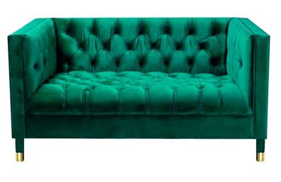 Wohnzimmer Luxus Polster Stoff Sofa Zweisitzer Couch Luxus Einrichtung