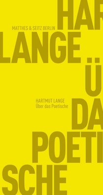 ber das Poetische, Hartmut Lange