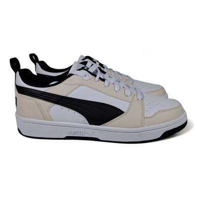 Puma Rebound V6 UNISEX Sneaker low Sport Schuhe Weiß Schwarz Gr. 42 * NEU