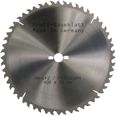 HM LFZ Sägeblatt 400 x 30 mm Kreissägeblatt für Brenn-Holz-Säge