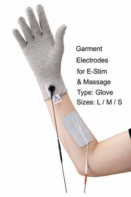 Handschuh Elektrode Textilelektrode Reizstrom Tens Ems Elektromassage - M