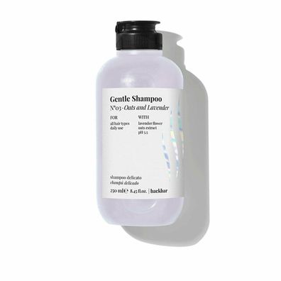 BACK BAR gentle shampoo nº03-oats&lavender 250ml