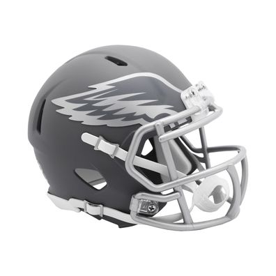 NFL Mini Helm Philadelphia Eagles Slate Speed Riddell Footballhelm 095855631394