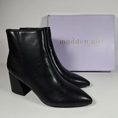 Madden Girl Stiefelette Boots Schwarz Business Steve Gr. 39 * NEU