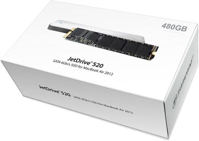 Transcend 480GB Jet Dríve 520 interne SSD-Festplatte für MacBook Air 2012