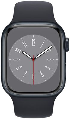 Apple Watch Series 8 GPS + Cellular 41mm Aluminium Midnight Sportband Neuware