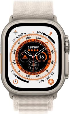 Apple Watch ULTRA GPS + Cellular 49mm Titan Trail Loop S Alpine Neuware DE Händler