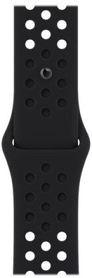 Apple Watch Nike Sport 41 mm Smartwatch-Armband Fluorelastomer schwarz