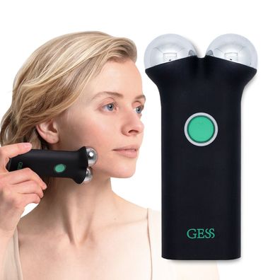 GESS Sfera Mikrostrom-Gesichtslifting-Gerät, 4 Intensität Modi Gesicht Roller Massage