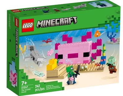 Lego Minecraft Das Axolotl-Haus (21247)
