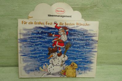 Henkel Düsseldorf Ideenmanagemant Aufstell-Tisch-Adventskalender Dreyer Gabor