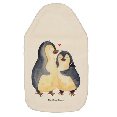 Mr. & Mrs. Panda Wärmflasche Pinguin umarmen ohne Spruch
