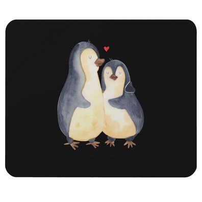 Mr. & Mrs. Panda Mauspad Pinguin umarmen ohne Spruch