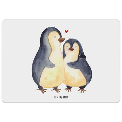 Mr. & Mrs. Panda Tischset Pinguin umarmen ohne Spruch