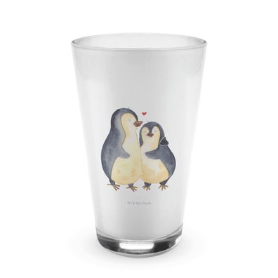 Mr. & Mrs. Panda Glas Pinguin umarmen ohne Spruch