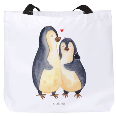 Mr. & Mrs. Panda Shopper Pinguin umarmen ohne Spruch