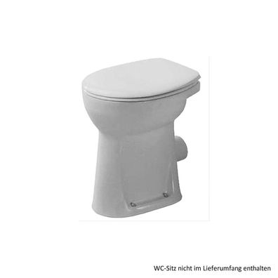 Duravit Sudan Stand-Flachspül-WC ( + 100mm) behinderteng., Abg. waagr., weiß