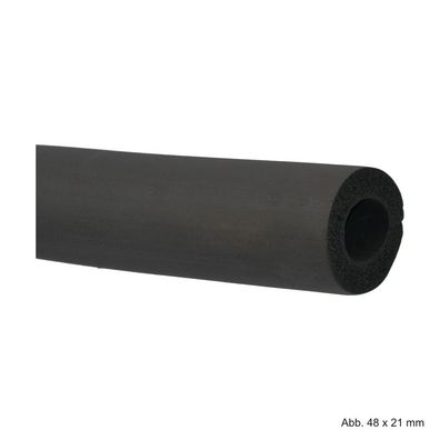 Flexibler Kälte-Isolierschlauch, ungeschlitzt, L:2m, RD 76,1mm/ Isolierstärke 14mm