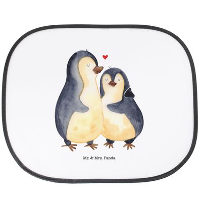 Mr. & Mrs. Panda Auto Sonnenschutz Pinguin umarmen ohne Spruch