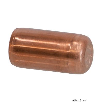 Viega Profipress Endverschlussstück Kupfer mit Einsteckende, Serie 2457, 22 mm