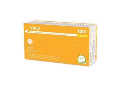 Medi-Inn Vinylhandschuhe Light - transparent - Gr. S - XL 1000 Einmalhandschuhe