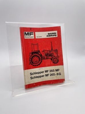 Massey Ferguson / Schlepper / MF 265 MP / MF 265 - 8G / Betriebsanleitung