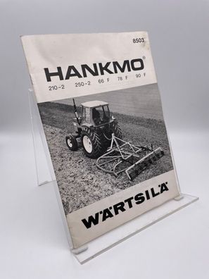 Hankmo Wärtsila 210-2 250-2 66 F 78 F 90 F / Betriebsanleitung Ersatzteilliste