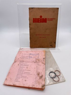 Heim / Hochdruckreiniger / Betriebsanleitung / 901/1002 D / inkl. Ersatzteile